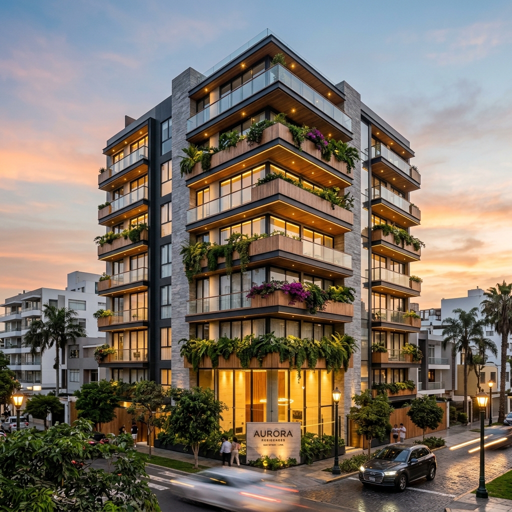 Edificio Residencial Premium en Lima