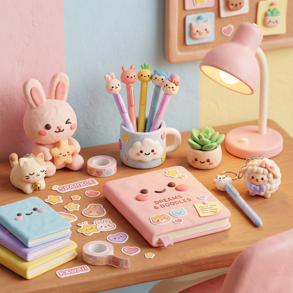 Dalyster Cute Workspace Illustration